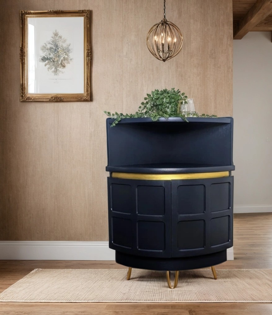Nathan corner unit in navy