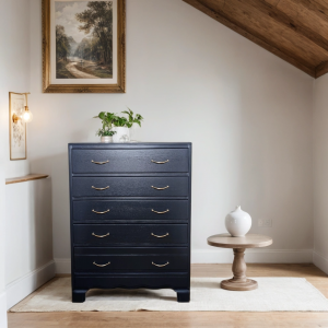 Lebus chest of drawers in navy
