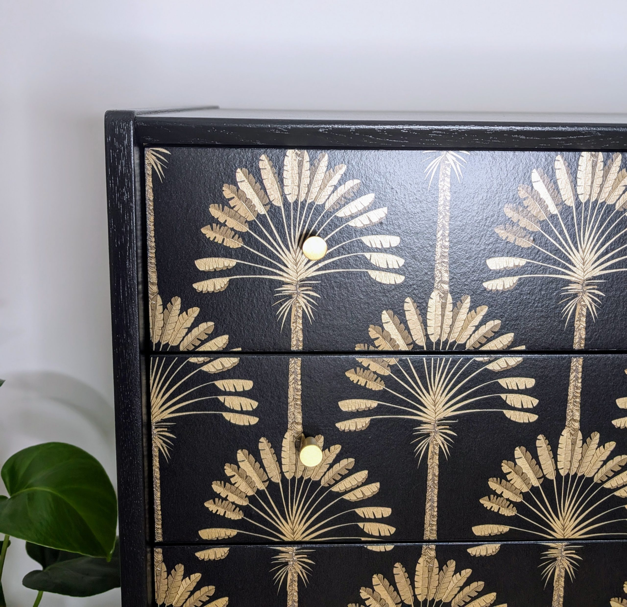 G plan chest of drawers in black - Image 5